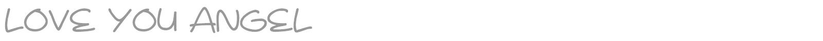 Love You Angel font preview